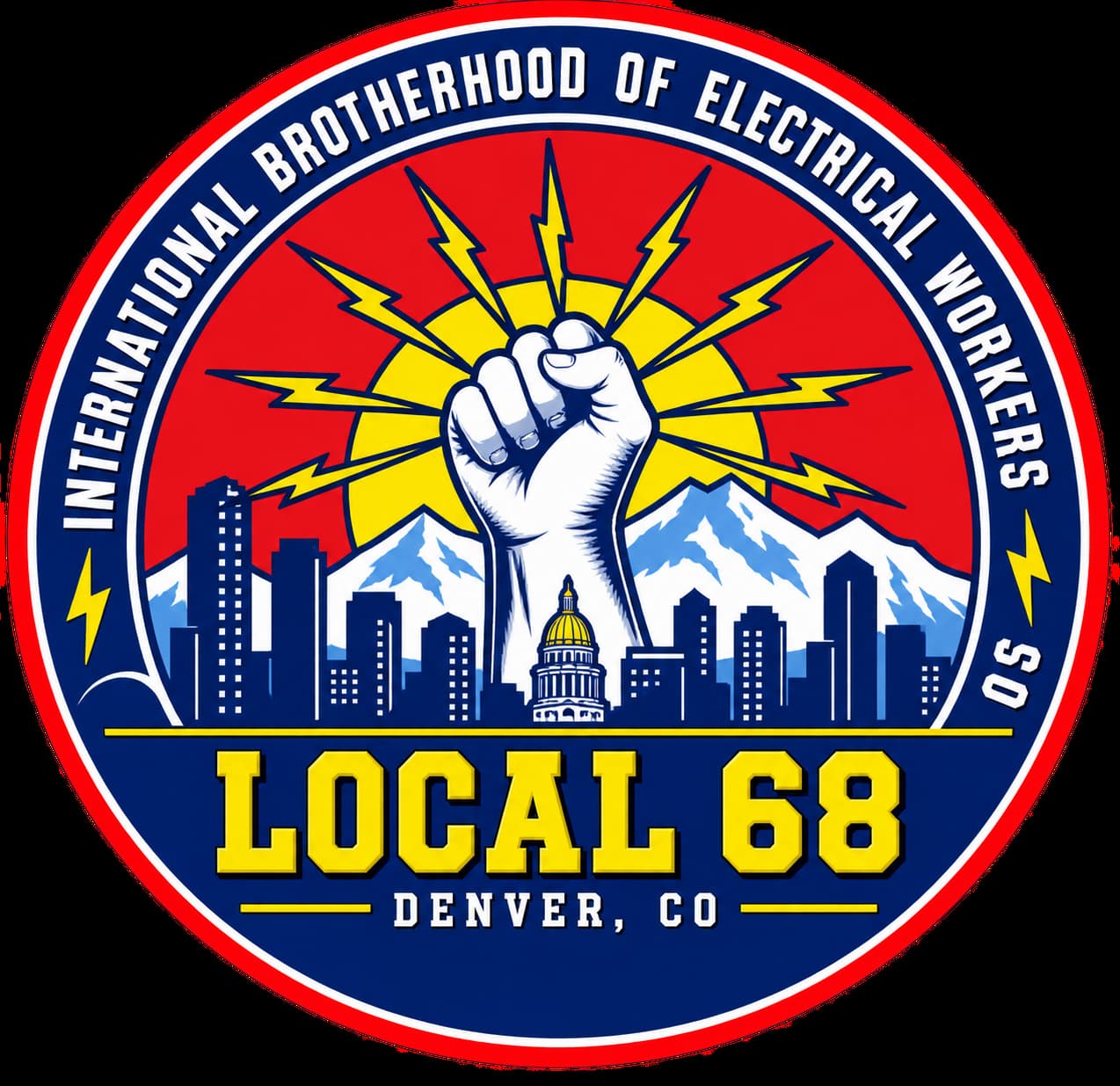 IBEW Local 68 union contractor logo